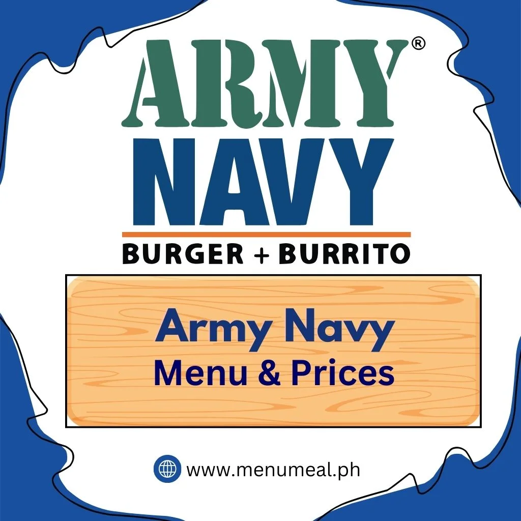 Army Navy Menu